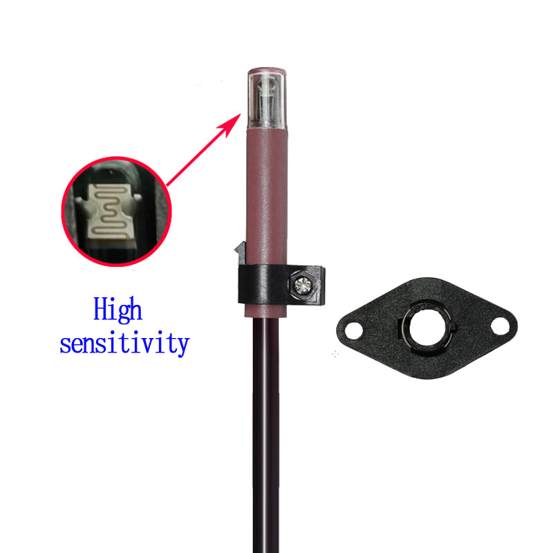 QRB1 Flame Detector Glass Bubble High Sensitive Flame Sensor Red Photosensitive Electric Eye for Diesel Burner Fire Detection: Red