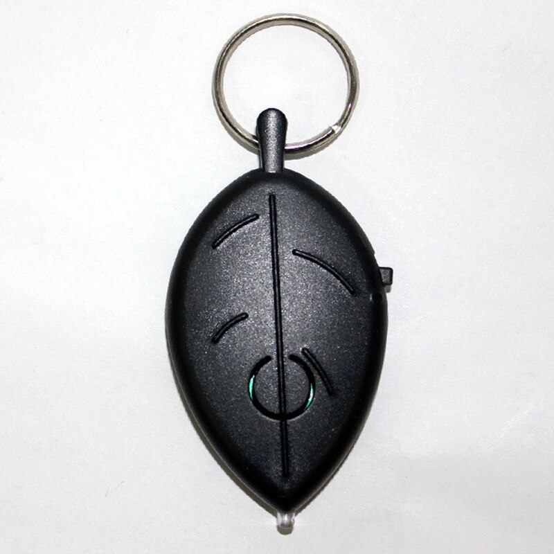Mini Anti-lost Whistle Key Finder Beeping Remote Key Bag Wallet Locators Alarm Reminder: Black