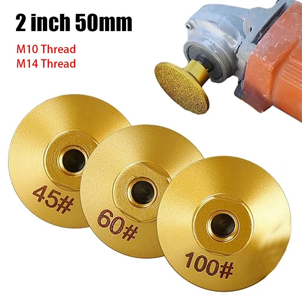 Cabezal de pulido soldado, almohadilla de pulido plano, amoladora angular, disco de molienda, piezas de herramientas para mármol, cuarzo, granito, adoquines