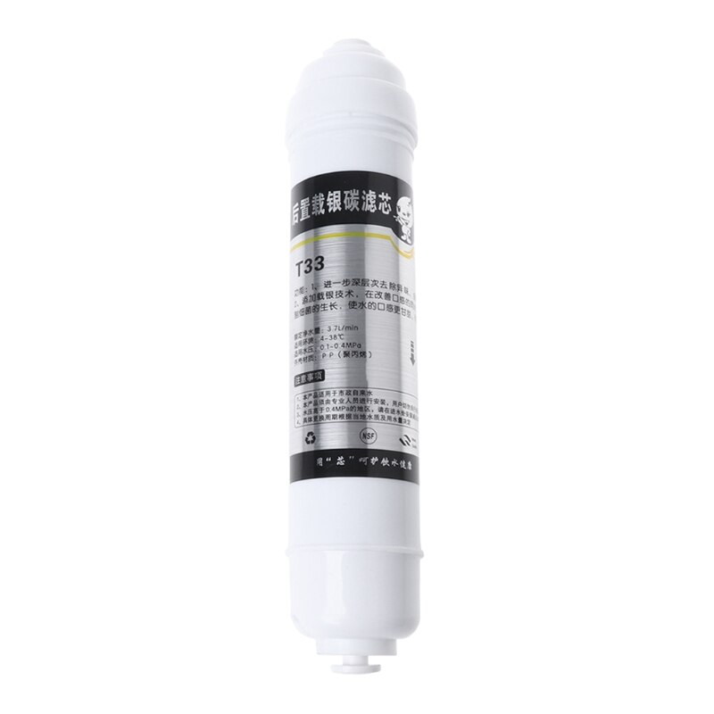 T33 Carbon Ultrafitration Membraan Cartridge Water Filter Vervanging