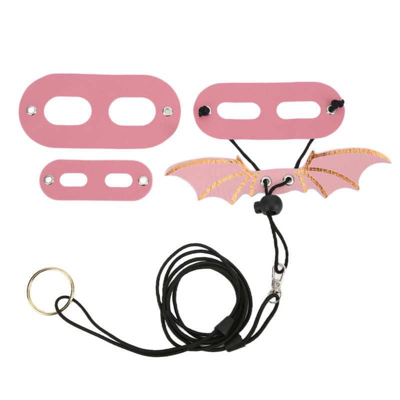 brodaty smok uprząż wygodny specjalny prezent jaszczurka smycz dla Gady dla mały zwierzę domowe Zwierząt: różowy