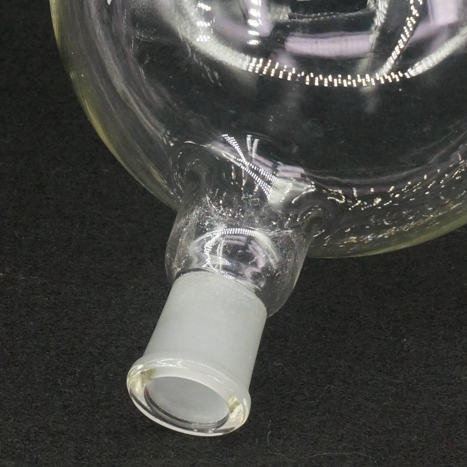 1000Ml 19/26 Joint Borosilicaatglas Fles Ronde Bodem Enkele Korte Hals Lab