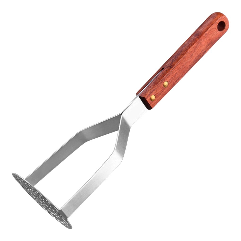 Tłuczek robić ziemniaków prasa ręczna warzyw rozdrabniacz robić owoców szlifierka ze stali nierdzewnej drewniany uchwyt przyrząd kuchenny