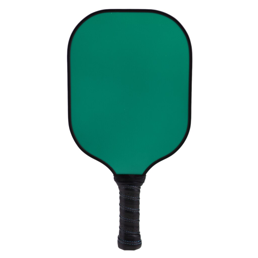 Lyxig kolfiber enkel gym sport pickleball paddelracket  - 10 färger: Grön