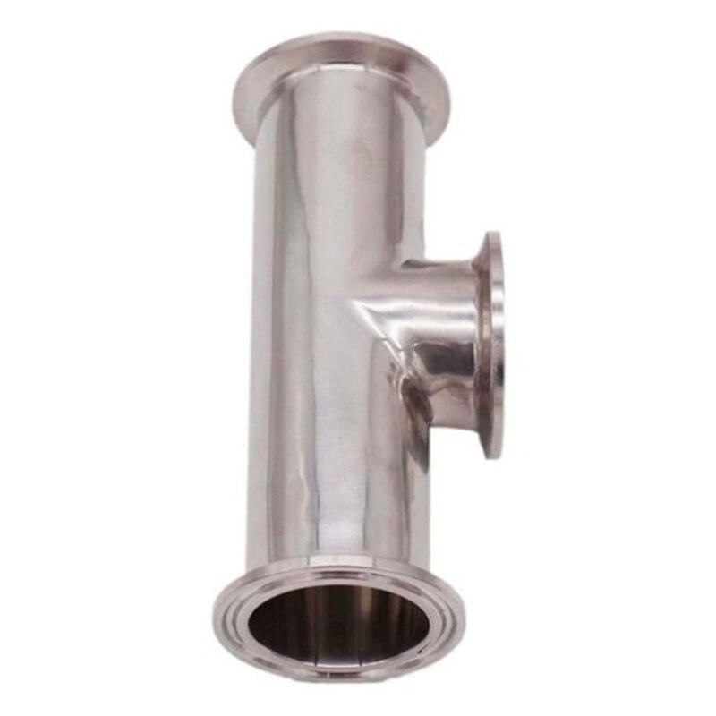 2 inch Tri Clamp Instrument Tee Sanitary 304 Stainless Steel Homebrew Beer Craft Parts