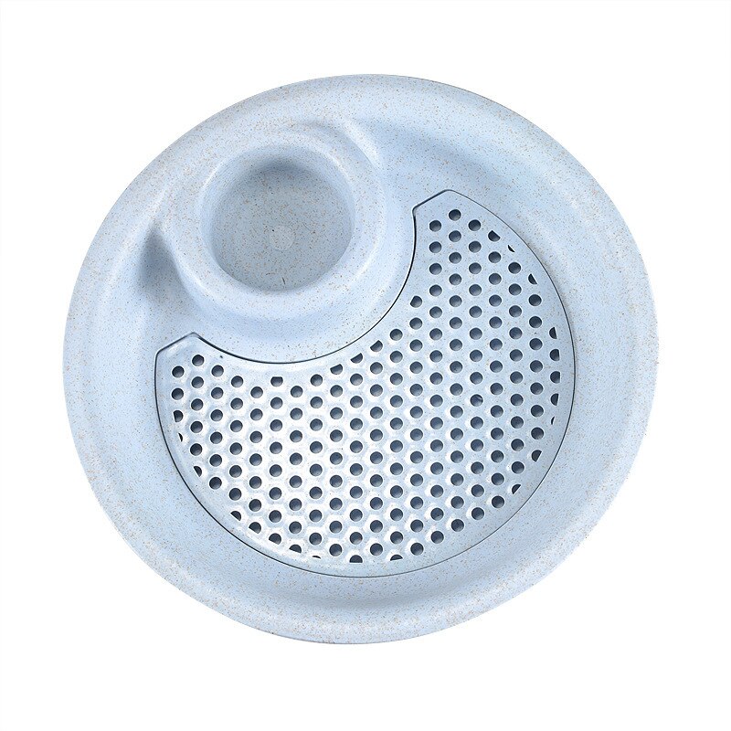 Plateau rond Double couche pour boulettes | 1 pièce, plateau de vidange avec soucoupe plongeante assiette de collation fruits français porte-frites plat poêle ustensiles de cuisine