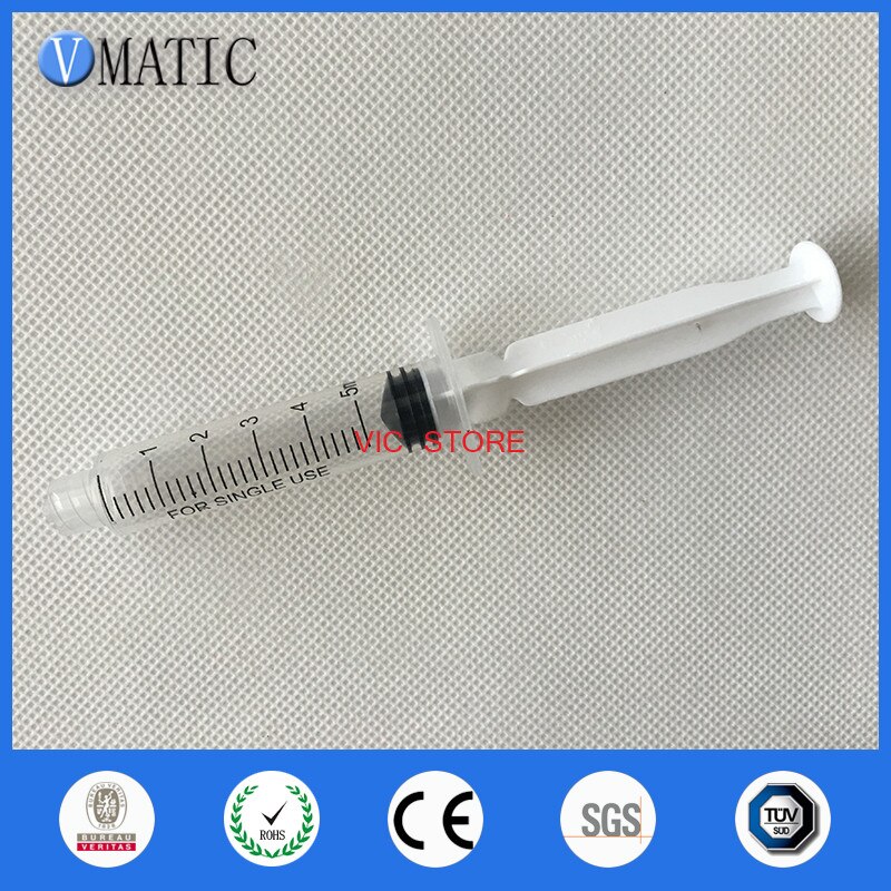 Top Seller Glue Dispensing Plastic Manual 5Cc/Ml 10 Sets With Caps/Stopper Dispenser Syringes