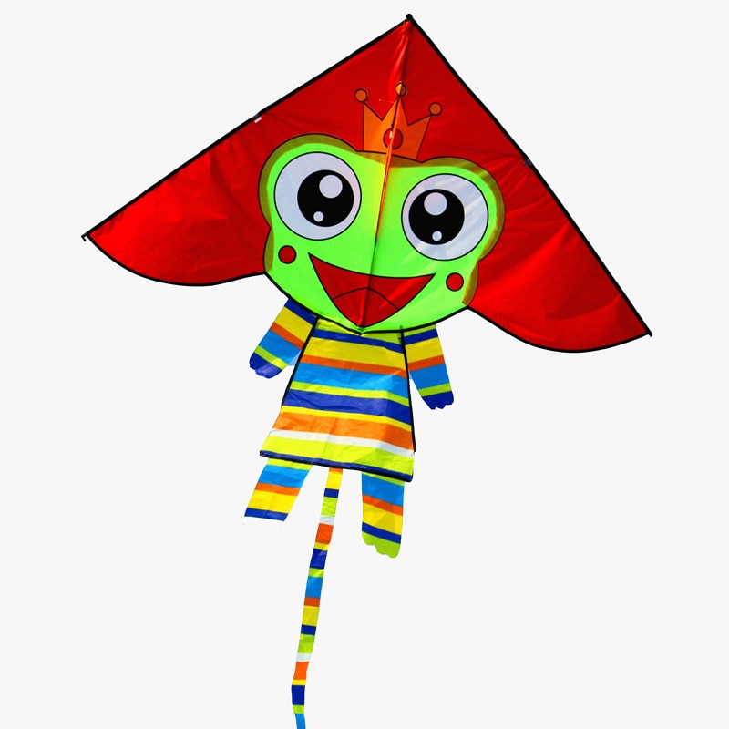 Outdoor Fun Sports 79 inch Frog Kite /Animal Kites With Handle And Line For Kids Good Flying