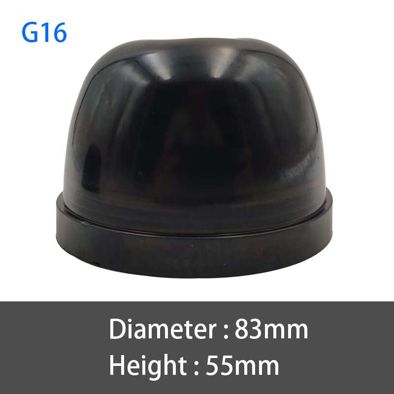 2 stk bil led lys hovedlys støvdeksel skjult xenon lys gummipakning cap deksel hodelykt bil styling  h4 h1 h7 d2h h11 h8 hb3: G16-83mm