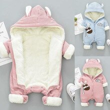 Neue schnee kleidung neue schnee kleidung jungen warme jungen niedrigen baumwolle frauen kleidung körper 0-18m