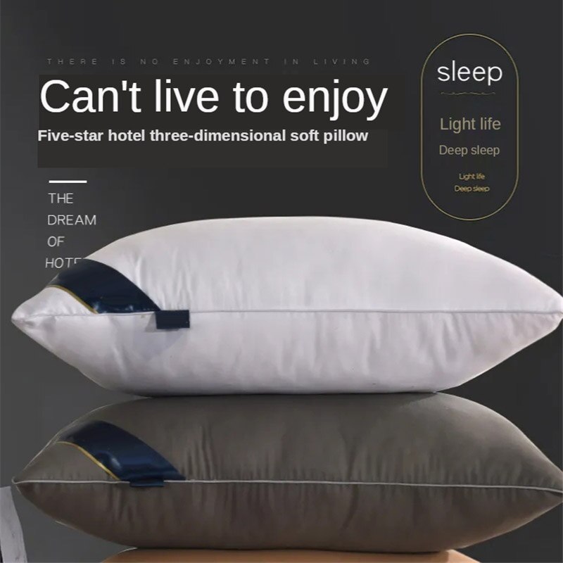 Kussen Kern Wasbaar Hoge Hypoallergeen Feather Gezonde Slaap Stand Voor Slaapkamer Thuis Textiel Comfortabele Rebound