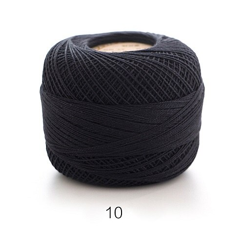 50g/Pc Cotton 0.8mm 20 Colors Lace Crochet Yarn By 1.5mm Crochet Hooks Hand-Knitted Baby Silk Thin Yarn For Knitting DIY Crafts: 10