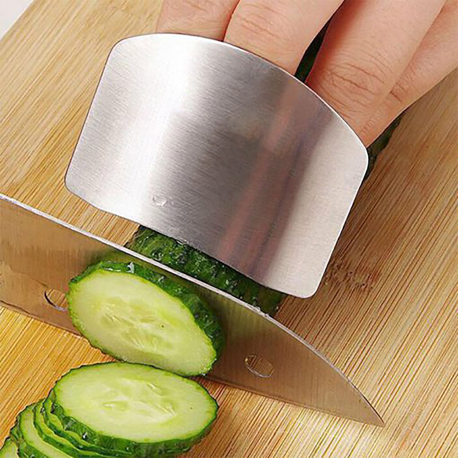 Veiligheid Vinger Hand Protector Rvs Vinger Bescherming Hand Guard Kitchen Gadgets Keuken Accessoires Koken Gereedschap #2