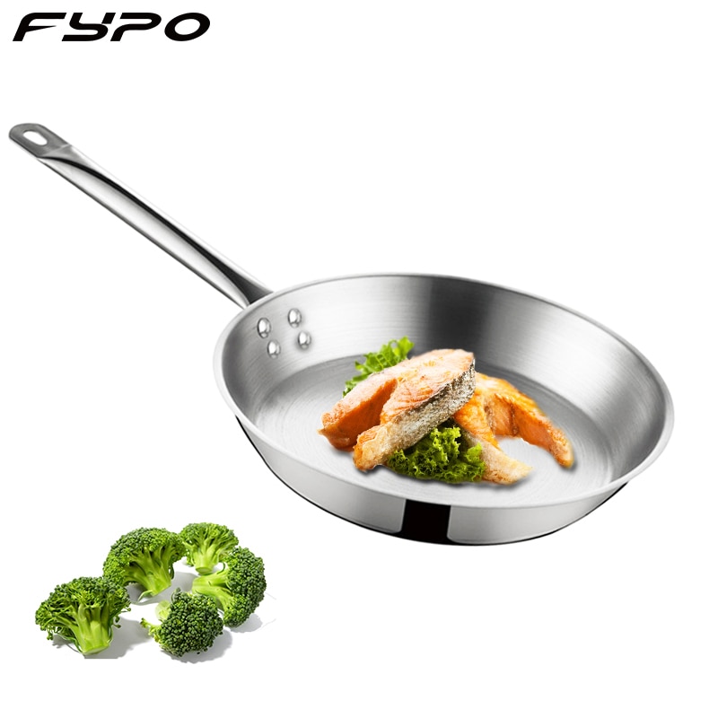 Non Stick Frying Pan Stainless Steel Composite Bottom Steak Pan Frying Pan Gas Induction Cooker Roast Skillet Kitchen cookware