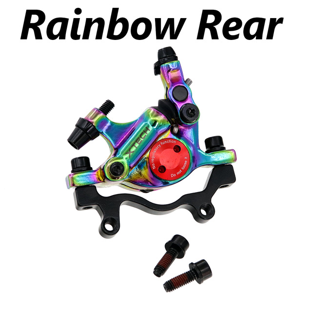 ZOOM XTECH Mountain Bike Hydraulic Disc Brake Calipers Line Pulling Disc Brake For MIJIA M365 Mi Electric Scooter With Rotors: Color Rear