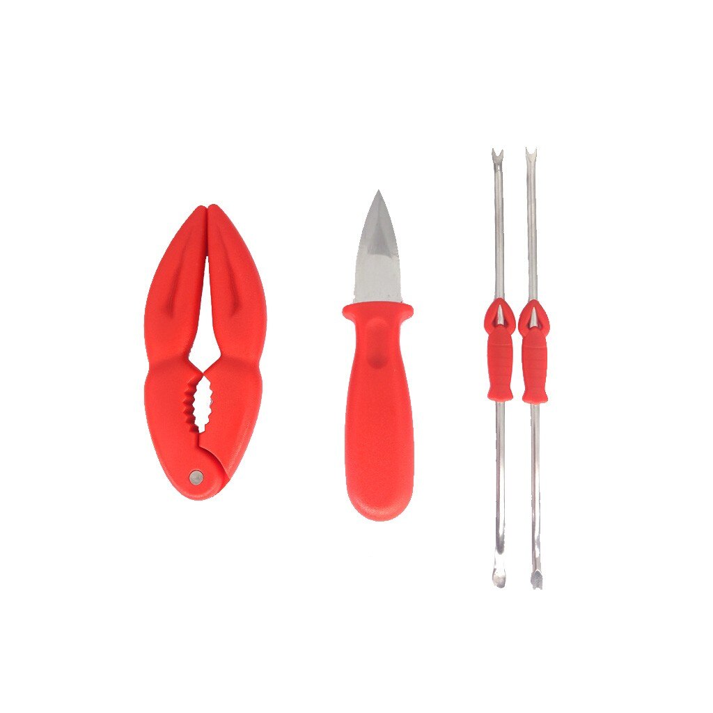 25#Crab Eating Tool Plastic Crab Claws Crab Fork Tool Multifunctional Crab Claws Kitchen Seafood Walnut Eating Tools Nutcracker