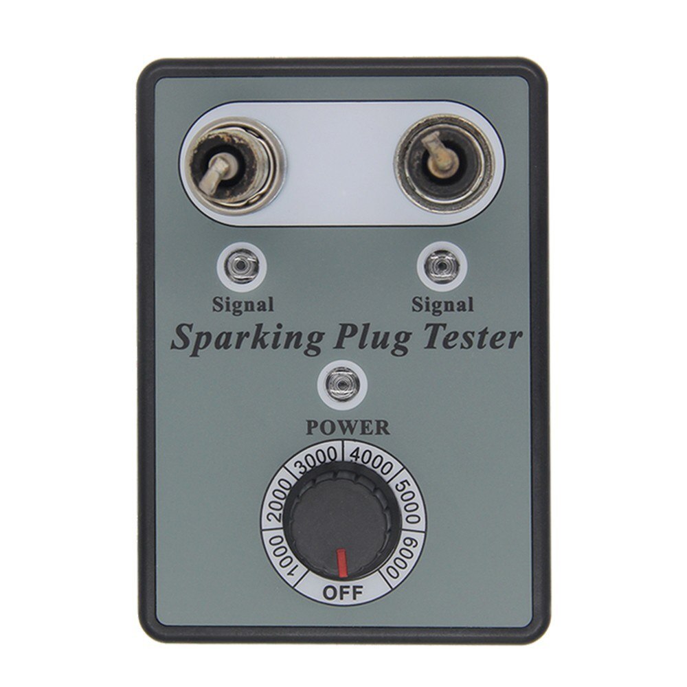 Adjustable Double-hole Spark Plug Tester Spark Plug Test Bench High Voltage Ignition Test Diagnostic Circuit Tester