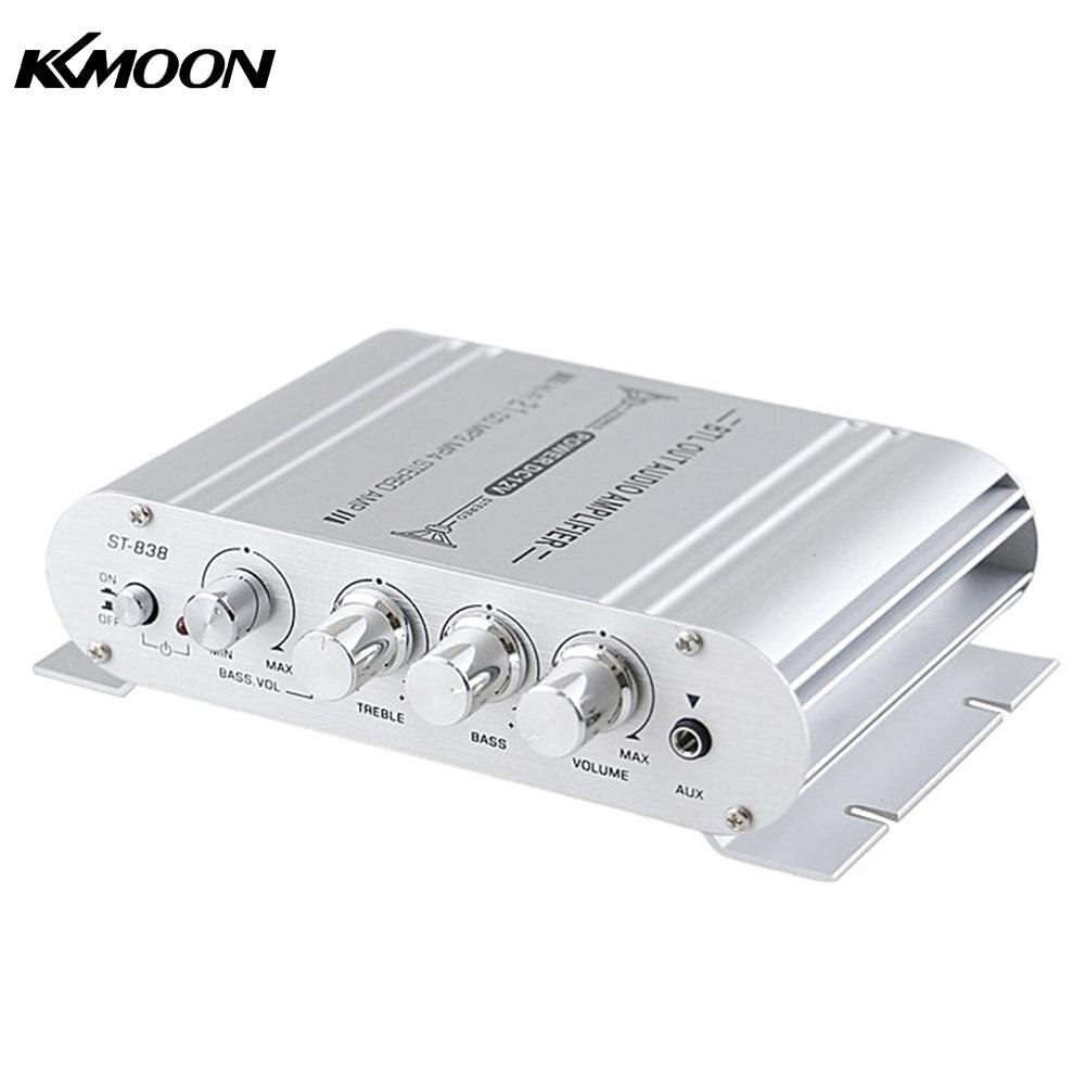 Mini Digital Hi-Fi Power Amplifier 2.1CH Subwoofer Stereo Audio Player Car Motorcycle Home Power Amplifier