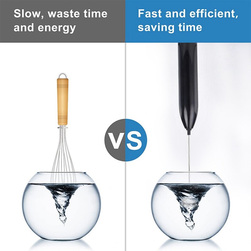 Electric Milk Foamer Coffee Machine Mixer Hand Ground Cappuccino Foam Blender Egg Beater Convenient Type