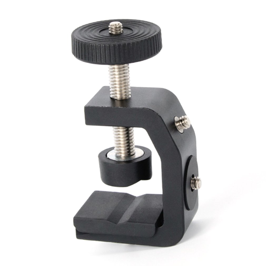 Desktop Universal Multifunction C-style Camera Screw clamp + 360 Degree Mini Ball Head 1/4" Screw Flash Speedlite