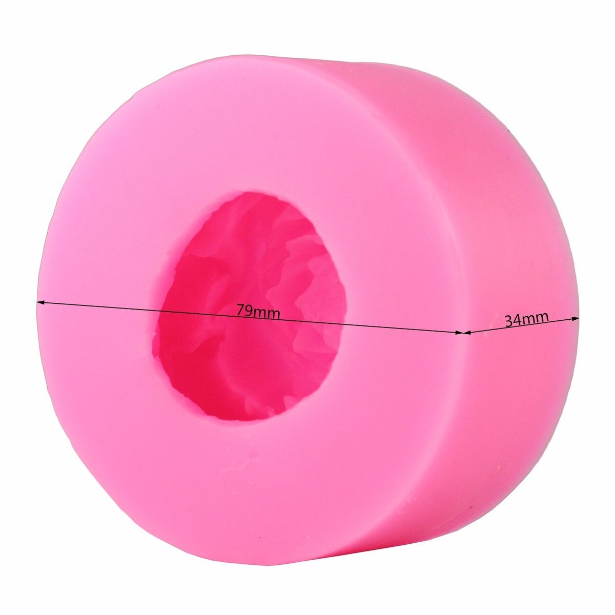 Moldes de silicona para velas en 3D, molde para jabón de arcilla con flor de peonía para dulce pastelero de Chocolate, moldes para pastelería, utensilios de decoración de pasteles