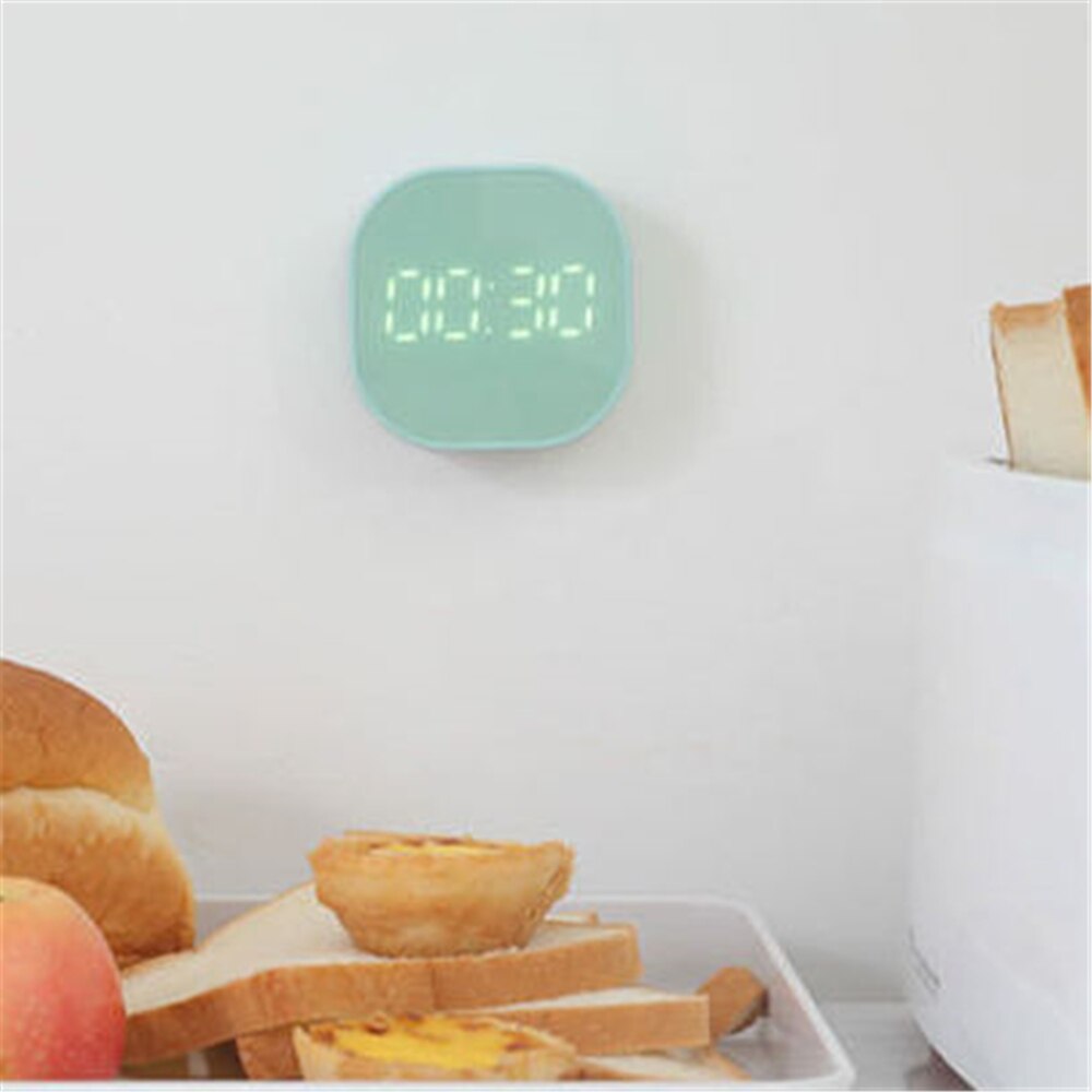 Digital Alarm Clock USB Charging Multifunctional Clock with Countdown Temperature Home Portable Mini Desktop Hangable Clock