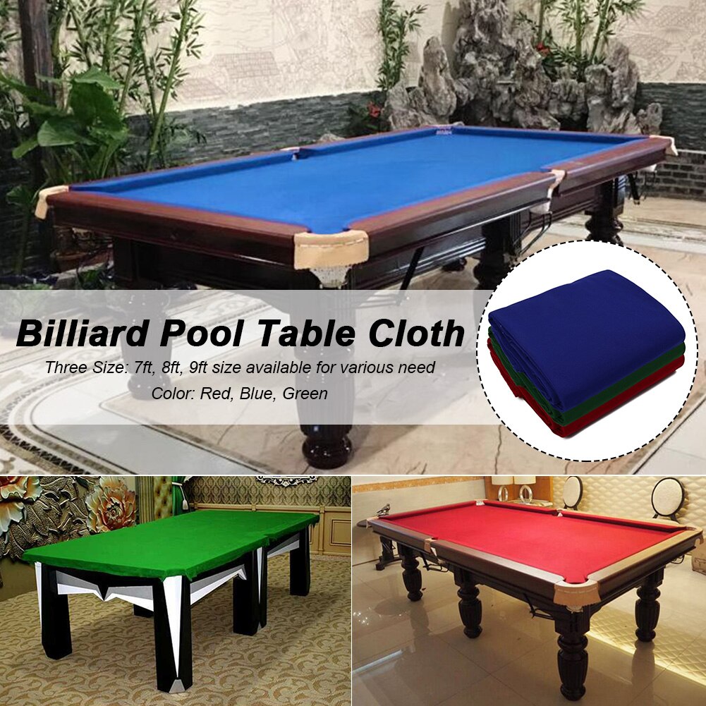 Matte spille bar innendørs klubb hotell slitesterk sport spill 7 8 9ft biljard biljardbord klut filt tilbehør snooker
