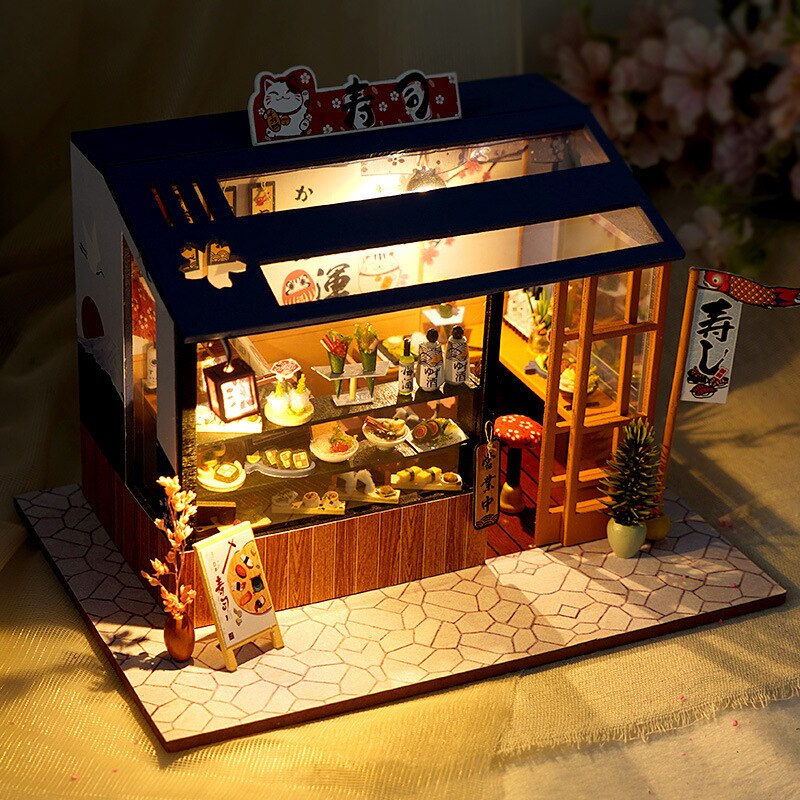 Diy Doll House Street Trend Shop Series Nail Shop Hair Salon Beauty Shop Boys And Girls Birthday Valentine&#39;s Day: 4