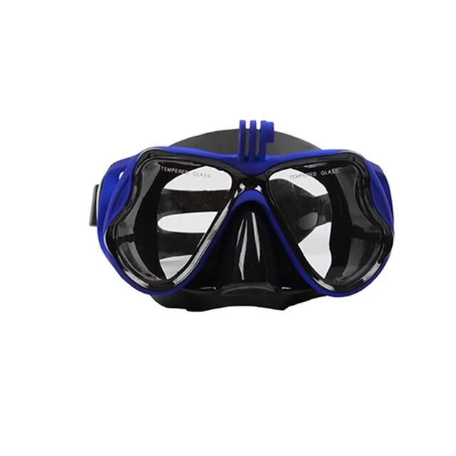 Myopia Diving Masks With Prescription Lens Gopro,Diopter Snorkeling Mask Corrective Scuba Mask For Sports Camera: blue