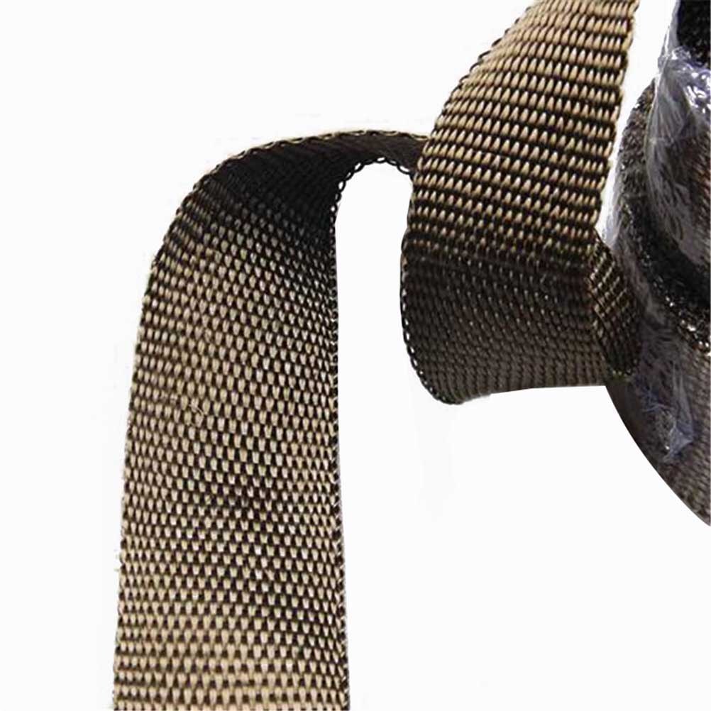 Tubo de escape con aislamiento térmico, resistente a altas temperaturas, con bridas de acero inoxidable para coche, 1 unidad