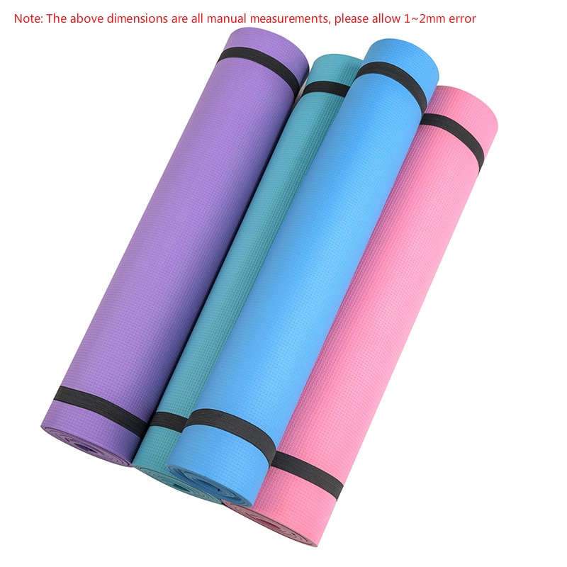 Yoga Mat 175x60cm - Non-slip Padded Fitness & Dance Pad - Home Gym Pilates