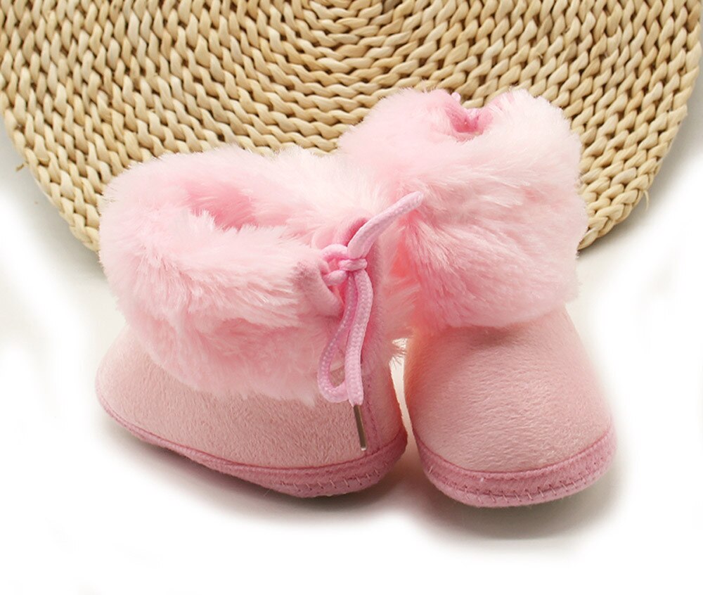 Sweet Baby Meisjes Jongens Zachte Booties Snowboots Winter Baby Peuter Laarzen Warming Bandage Schoenen botas mujer invierno @ 25