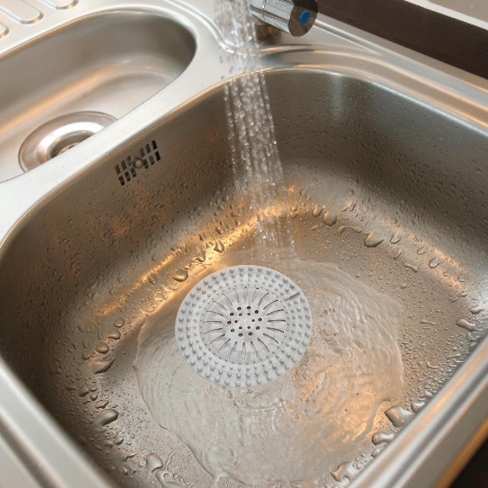 Tapón de silicona para desagüe de ducha, filtro de goma para fregadero, colador Protector para bañera, cocina, baño, desagüe de suelo