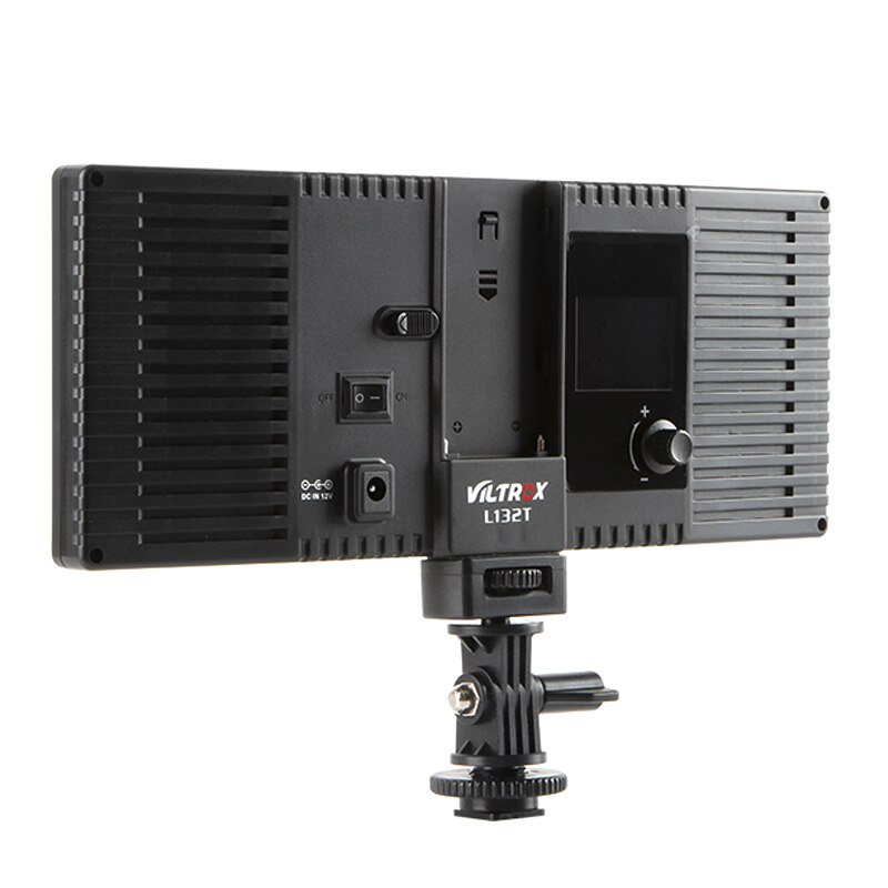 Viltrox L132T Ultra-dünne RA95 LED Video Füllen Licht Tafel 3300-5600 karat Bi-farbe &Ampere; Dimmbare LCD Anzeige für DSLR Kamera DV Camcorder