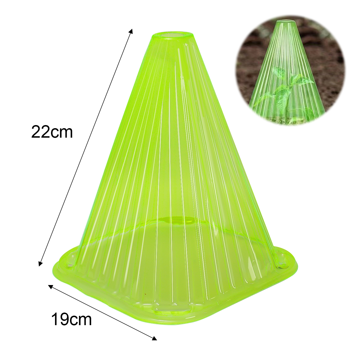 5-50pcs Garden Plant Cloches Plant Garden Protective Cover Protected From Insects and Frost Weather Garden Tool for Lawn Care: S / Beige