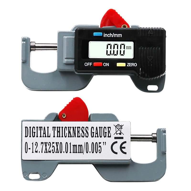 Precise Digital Thickness Gauge Meter Tester Micrometer 0-12.7MM 0.01MM digital thickness gauge thickness gauge
