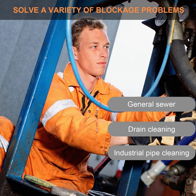 Pressure Washer Sewer Jetter Nozzles Kit,with Different Models for 1/4 Inch Pressure Washer Quick Connector