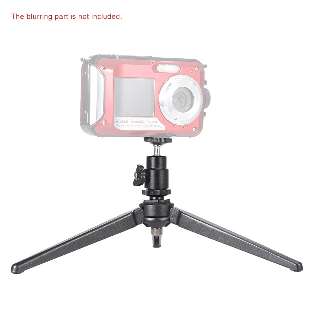 Mini Portable Aluminum Alloy Table Top Tripod with Swivel Ballhead for Smartphones Camera Mount Monopod Self-portrait Stick
