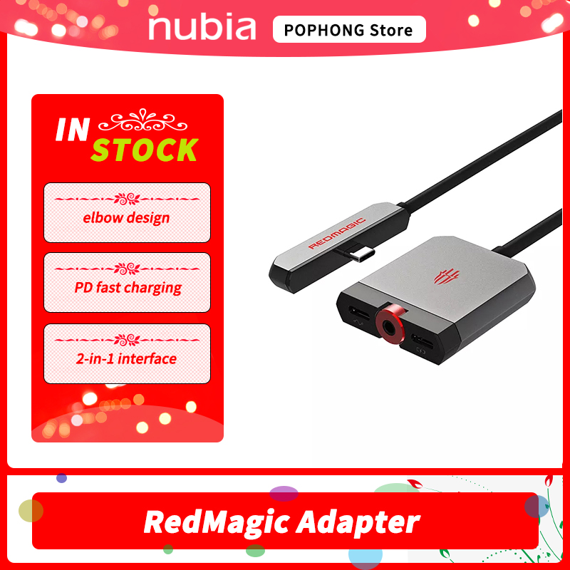 Nubia RedMagic Gaming Dock for RedMagic6/6pro Docking Station Adapt to Type-C Port Phone RedMagic Adapter