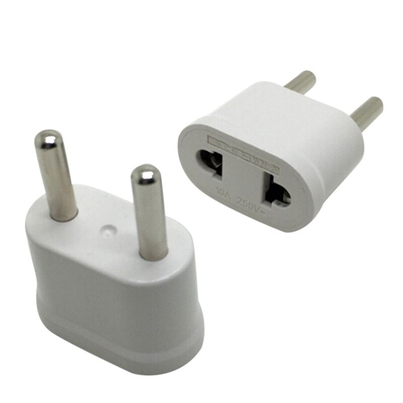 1 Pcs Travel Power Schuko Plug Adapter Oplader Converter Voor Us Usa Naar Eu Euro Europa Usa Converter