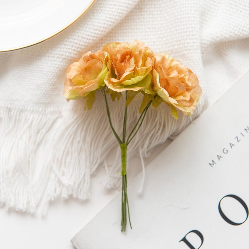 Bouquet De Fleurs Artificielles En Soie Pour Décoration De Maison
