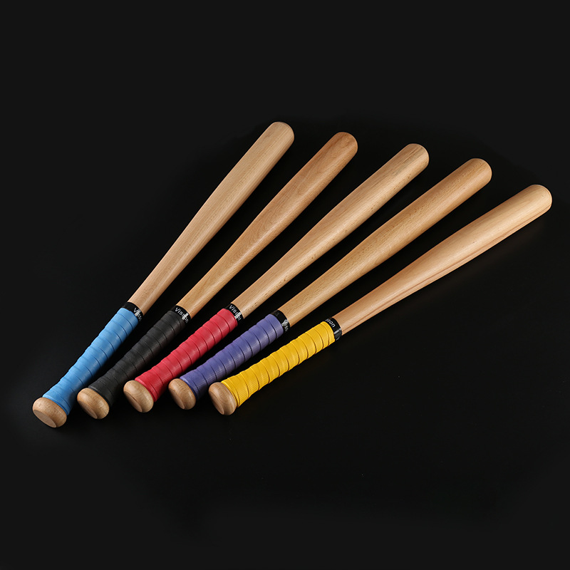 Bate de béisbol de madera de , palo de madera pulido y resistente, 54/64/74/84cm -40