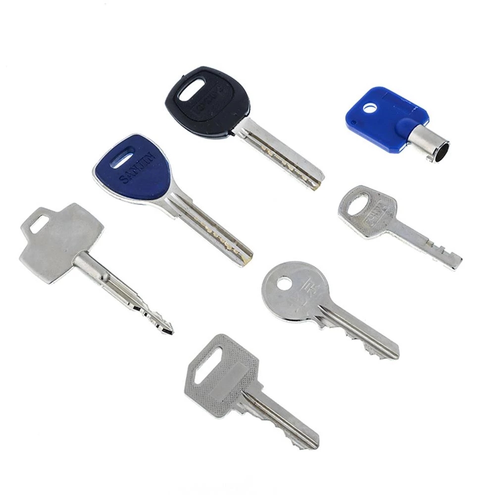 CHKJ Cross Key Locks for Door Drawer Cabinet Pick Set Transparent Cutaway Practice Lock Training Skill For Locksmith Practice