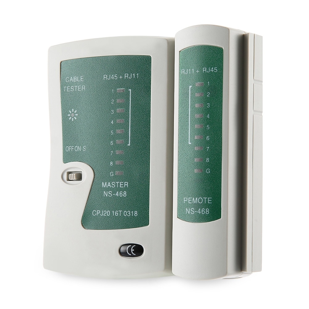 Zeadow Network Cable Tester LAN RJ45 RJ11 N21CL Cat5 Ethernet Line Tool Internet Broadband Connection Speed Capability Test