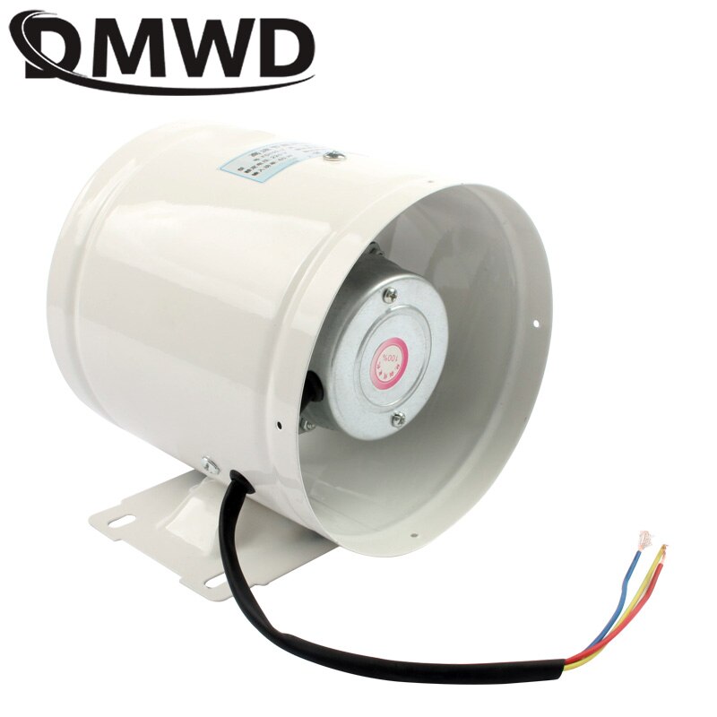 DMWD 6 Inch Mini Metal Exhaust Fan Duct Air Ventilator Extractor Kitchen Toilet Ceiling Bathroom 6'' Ventilation Blower Booster