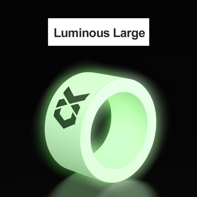 Anillo antideslizante luminoso para caña de pescar, correa de envoltura con mango de silicona que absorbe el sudor, cinta antideslizante, accesorios para anillo de pesca: 07