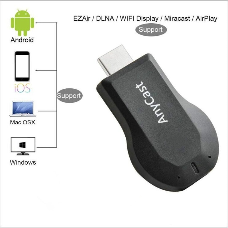 Wifidisplay Dongle Receiver Tv Stickm2 Anycast Plus Miracast WirelessHDMI-compatible1080p Spiegel Ontvanger Dongle Voor Ios Android