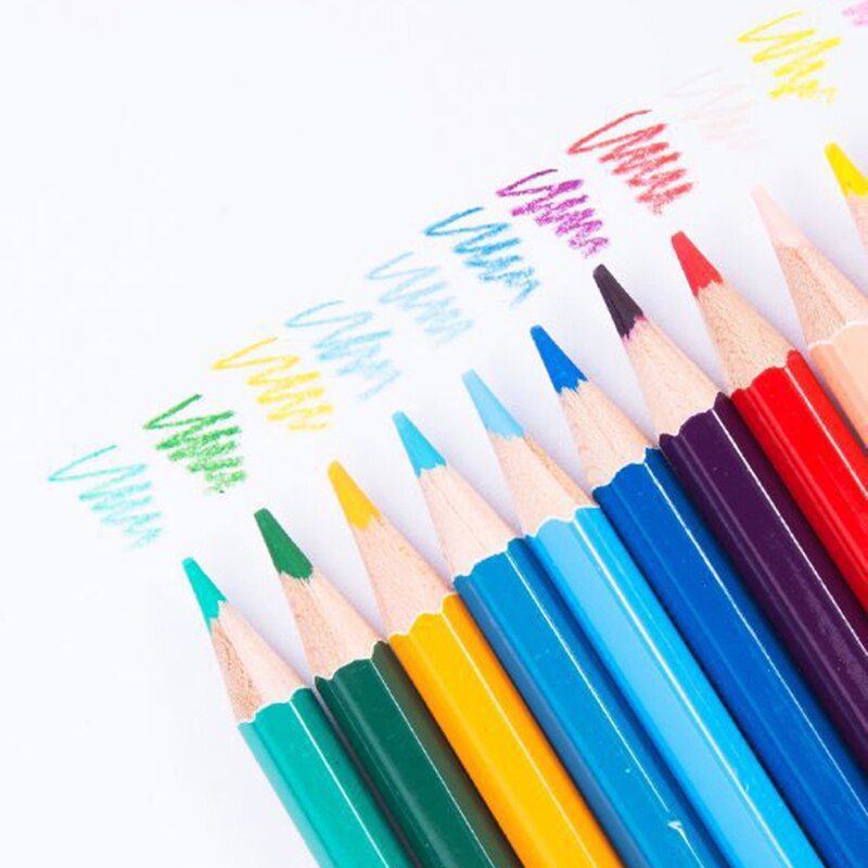 12/24/36/48 Kleur Potlood Set Voor Tekening Schets Schilderen Student School Art Verf Door Nummer Pennen & Borstels Lbshipping
