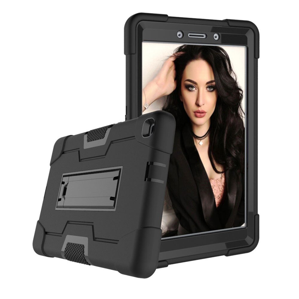 For Samsung Galaxy Tab A 8.0 SM-T290 SM-T295 Tablet Case Shockproof Kids Safe PC Silicon Hybrid Stand Full Body Cover