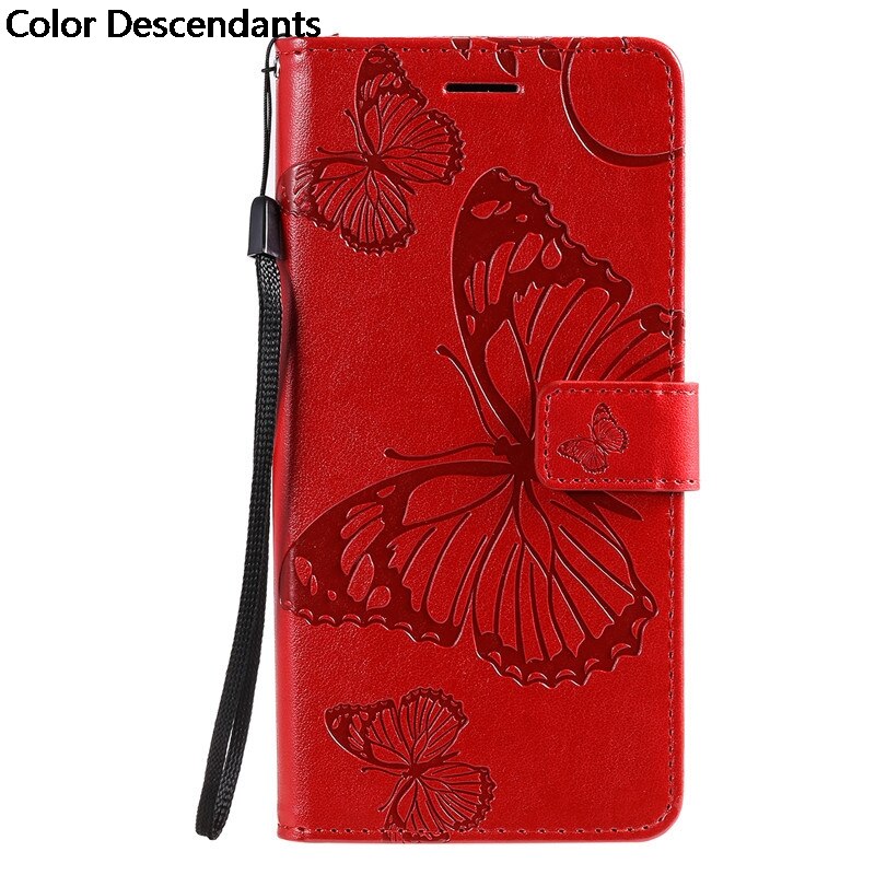 Para LG K11 caso LG K11 caso cubierta de lujo cartera funda trasera de cuero PU caja del teléfono para LG K11 K 11 LGK11 caso protector con tapa: Red